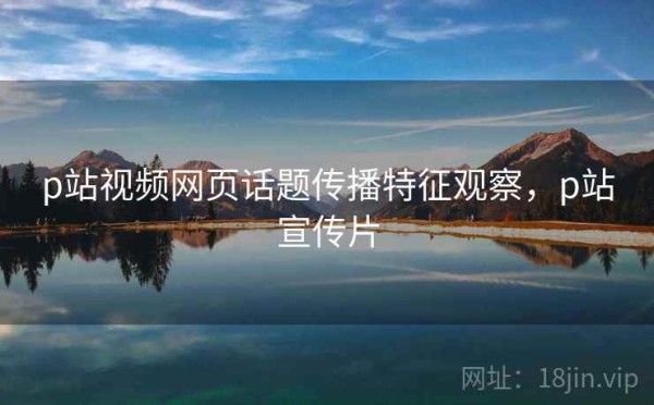 p站视频网页话题传播特征观察，p站宣传片
