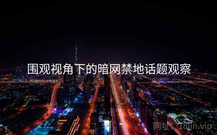 围观视角下的暗网禁地话题观察